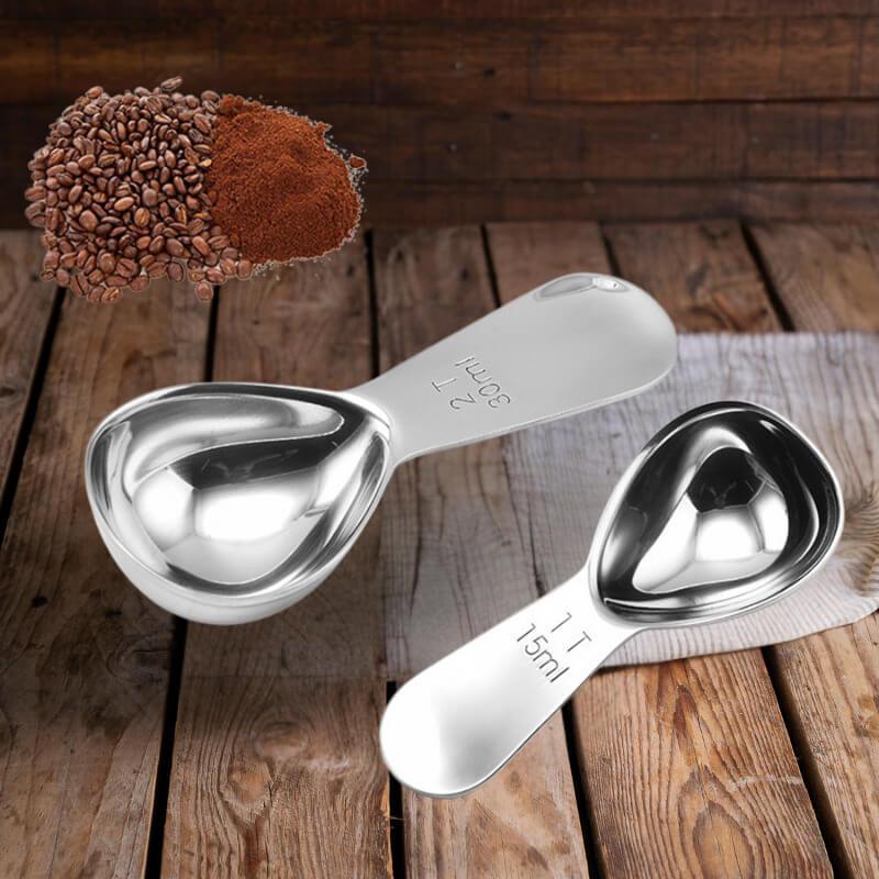 Colher Medidora de Café Premium em Aço Inoxidável