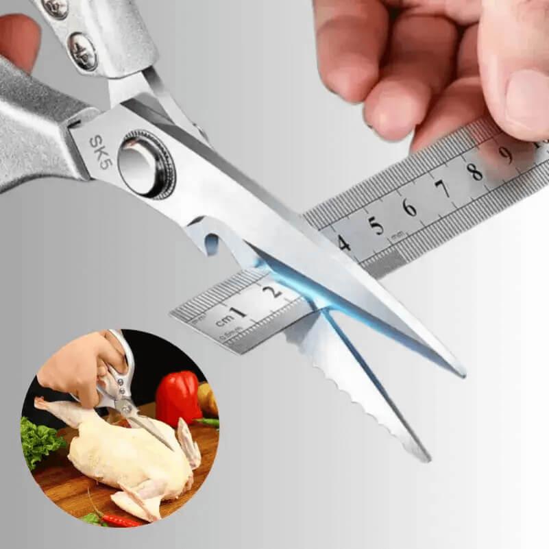 Tesoura de Cozinha Multiuso em Aço Inoxidável