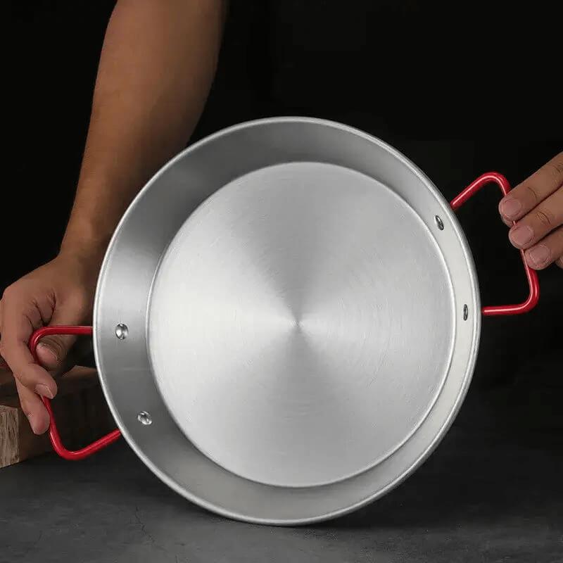 Frigideira em Inox com Alça Dupla