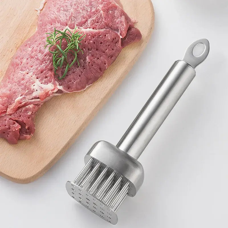 Amaciante de Carnes Profissional com Agulhas em Aço Inox InnovaSoft - Transforme Qualquer Corte em Uma Delícia Macia!