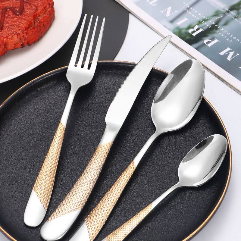 Conjunto de Talheres Inox Premium 24 Peças