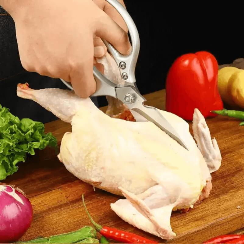 Tesoura de Cozinha Multiuso em Aço Inoxidável