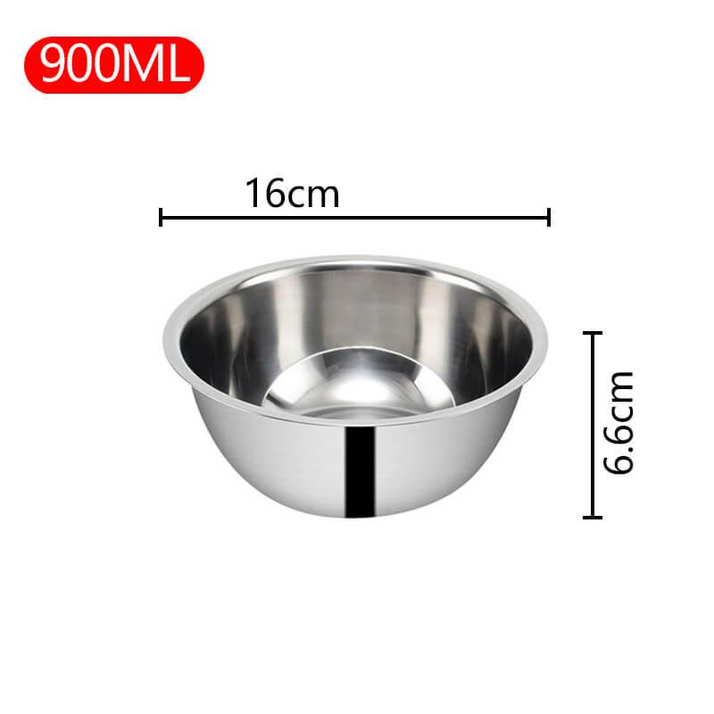 Tigela Premium em Aço Inox Com Medidas