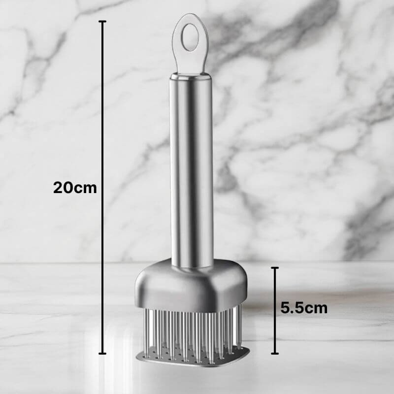 Amaciante de Carnes Profissional com Agulhas em Aço Inox InnovaSoft - Transforme Qualquer Corte em Uma Delícia Macia!
