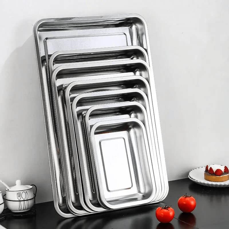 Forma Bandeja em Aço Inoxidável
