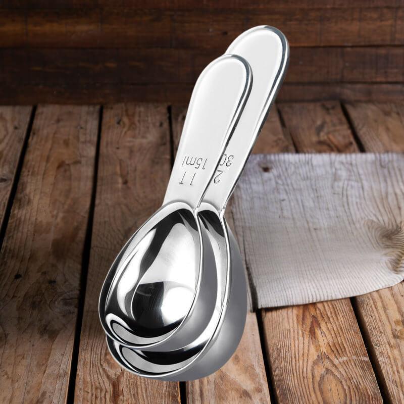 Colher Medidora de Café Premium em Aço Inoxidável