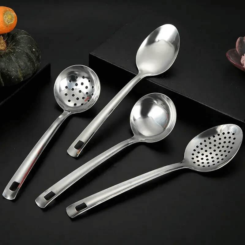 Conjunto de Utensílios em Inox