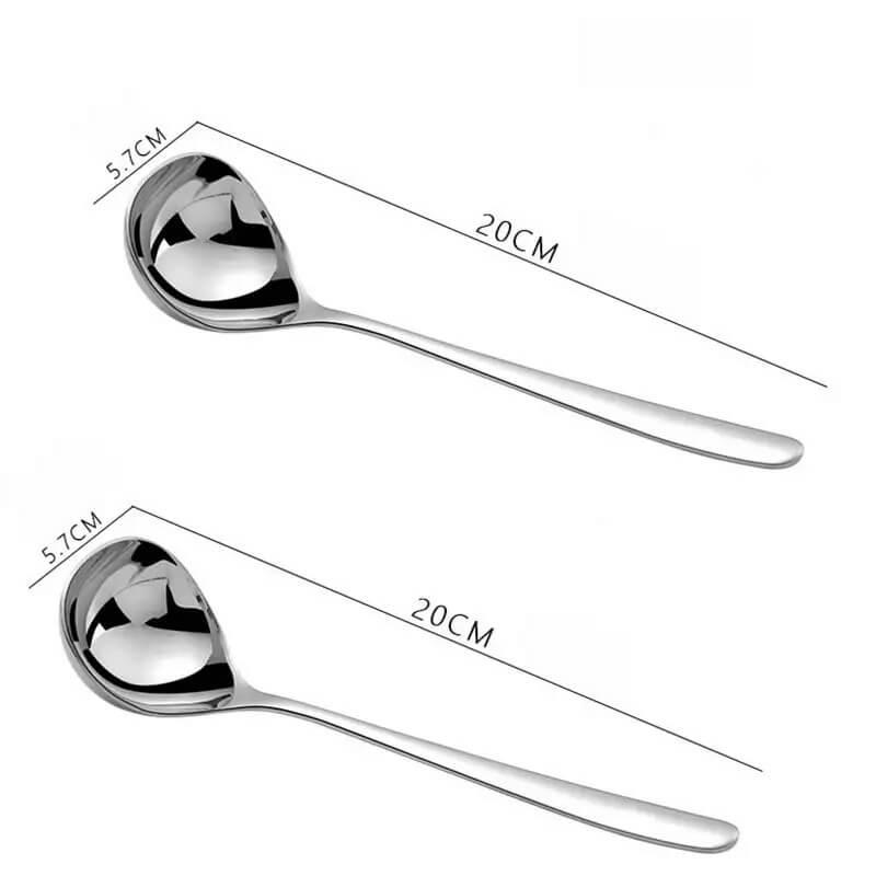 Concha de Sopa em Aço Inoxidável Elegance