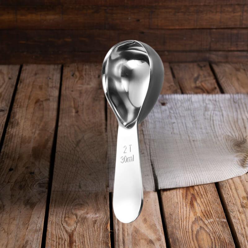 Colher Medidora de Café Premium em Aço Inoxidável