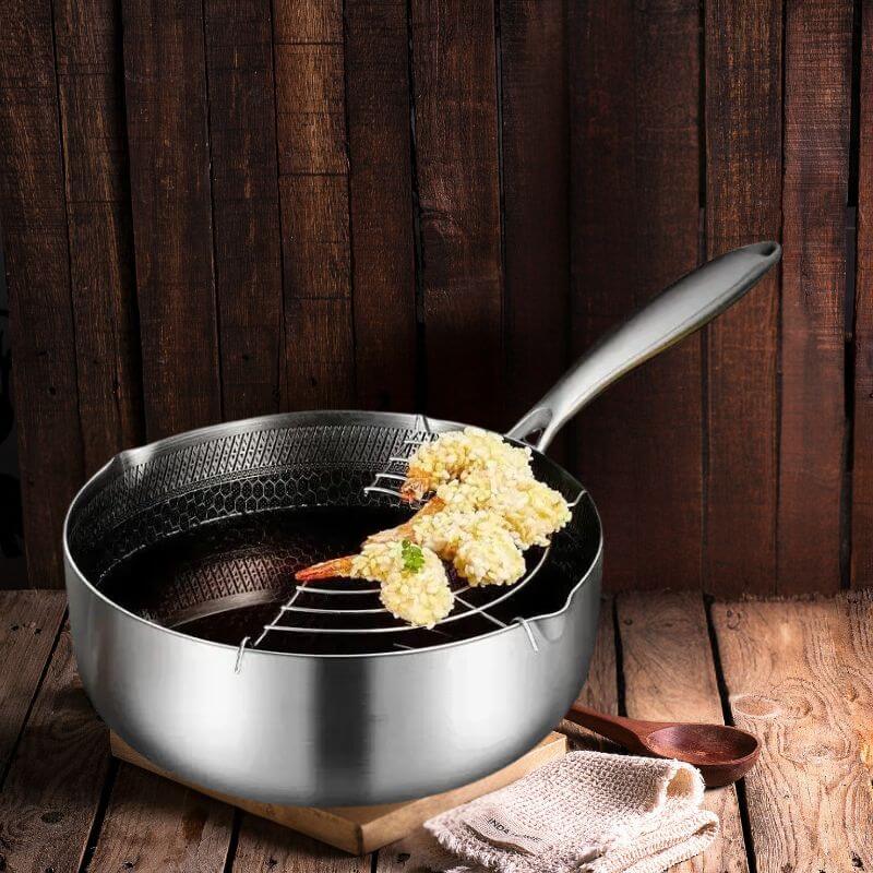 Panela Multifuncional em Aço Inoxidável