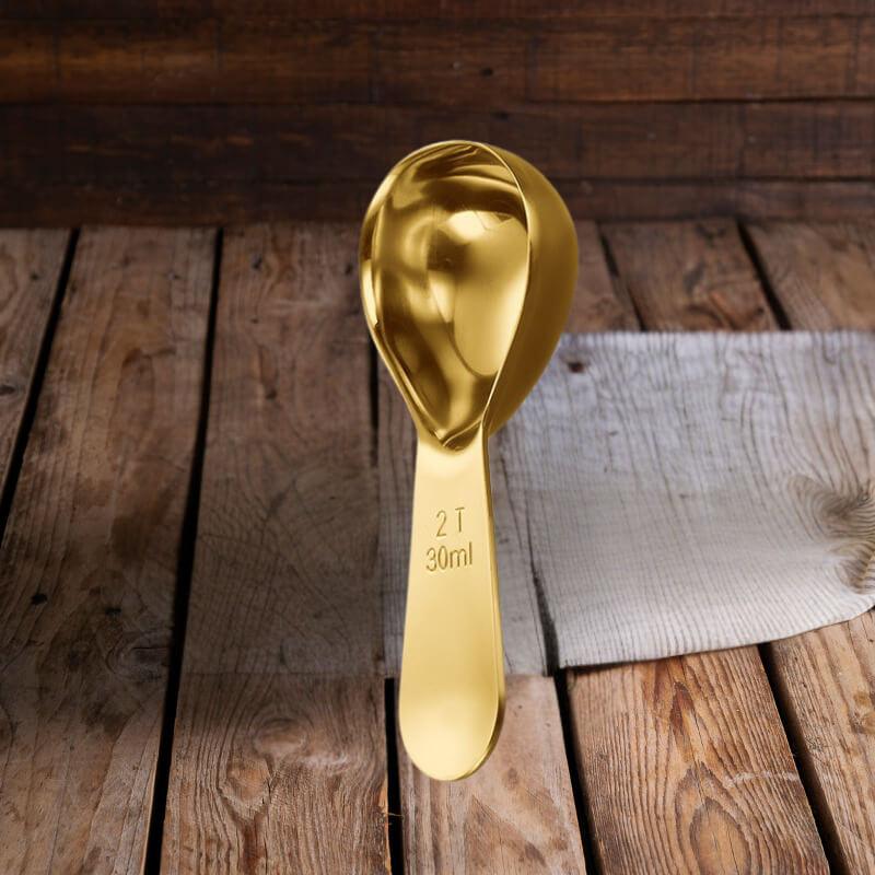 Colher Medidora de Café Premium em Aço Inoxidável