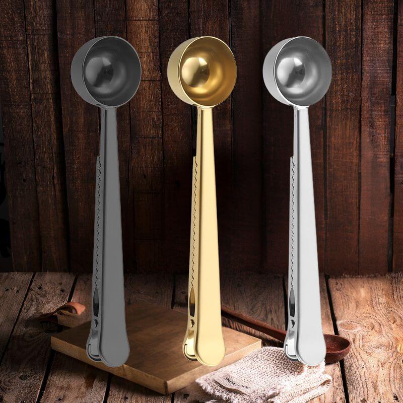 Colher Medidora Multiuso em Aço Inoxidável InnovaDose - Medida Exata, Sabor Perfeito e Praticidade!