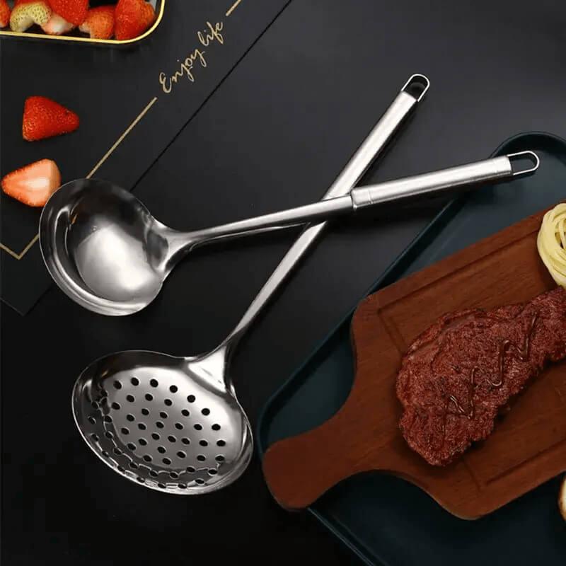 Concha Escorredora em Aço Inoxidável ConchSlim Pro - Escorre Fácil, Serve Com Amor!
