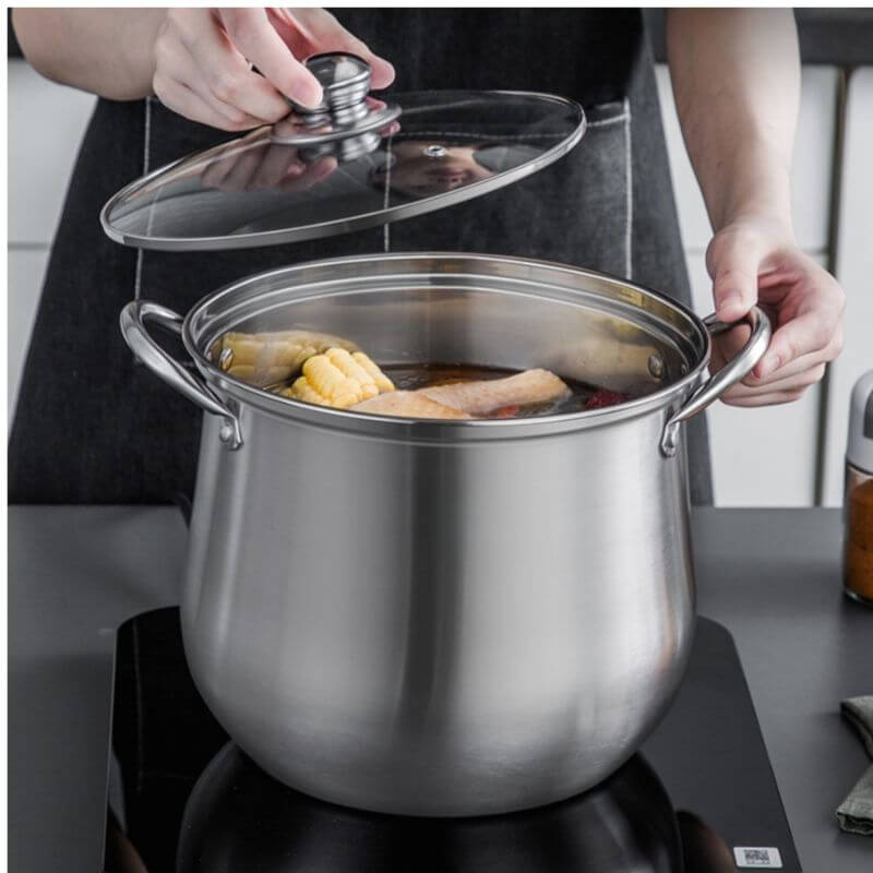 Panela Caldeirão em Aço Inoxidável