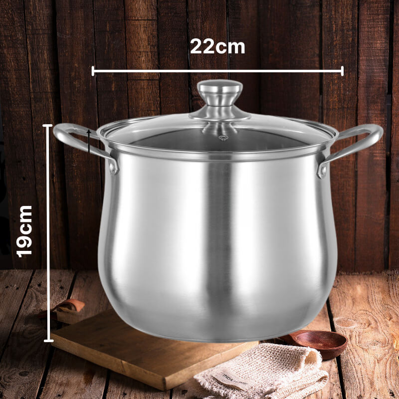 Panela Caldeirão em Aço Inoxidável