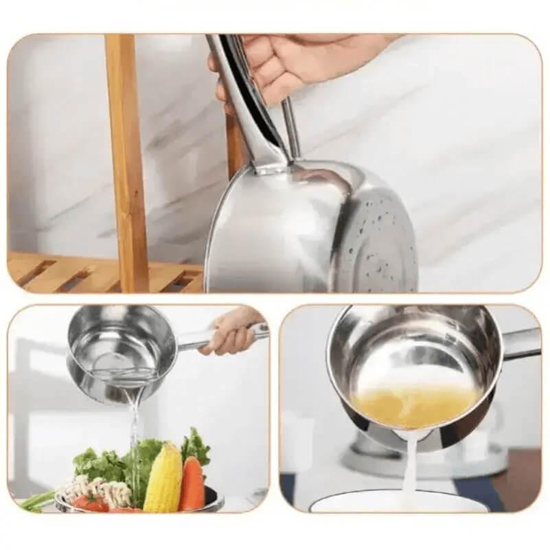 Panela Antiaderente em Aço Inoxidável