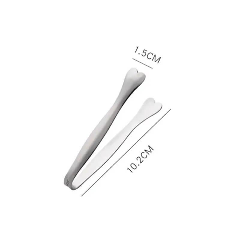 Pegador Pinça Inox Multiuso em Forma de Coração