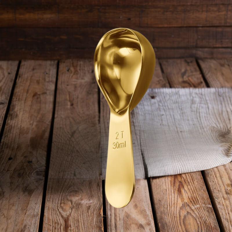 Colher Medidora de Café Premium em Aço Inoxidável