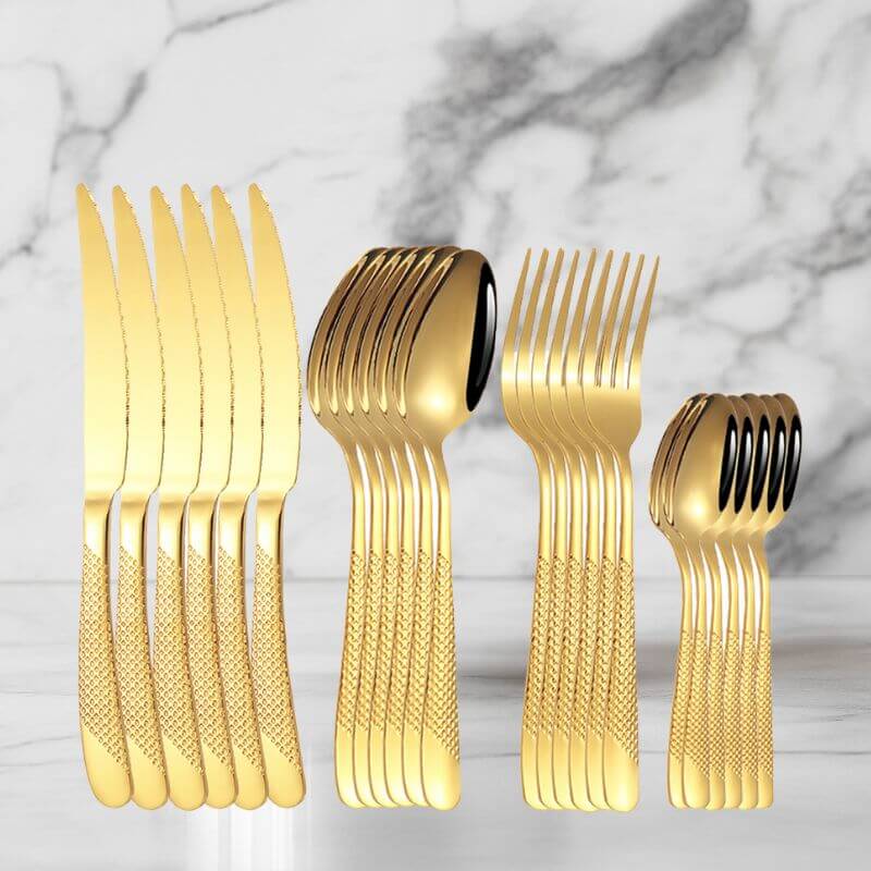 Conjunto de Talheres Inox Premium 24 Peças