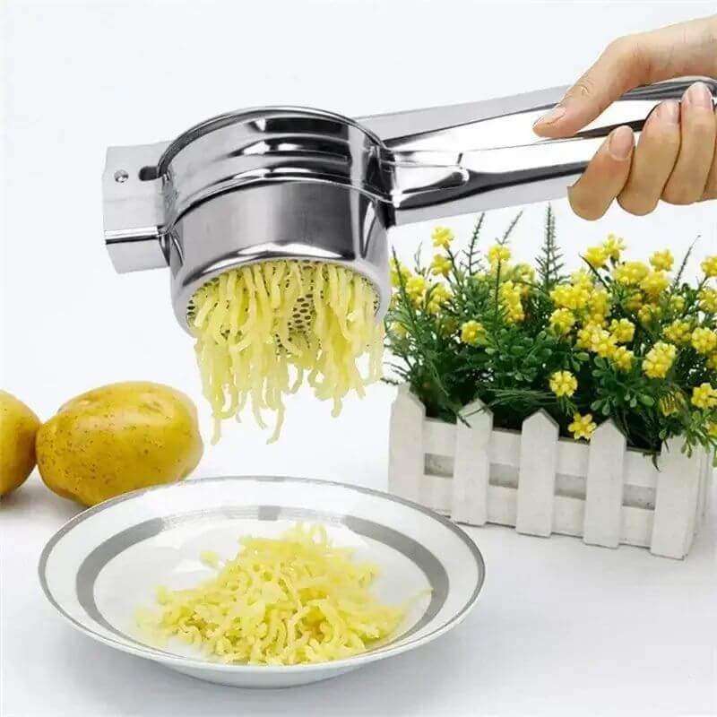 Espremedor de Batatas e Frutas em Aço Inox InnovaSqueeze