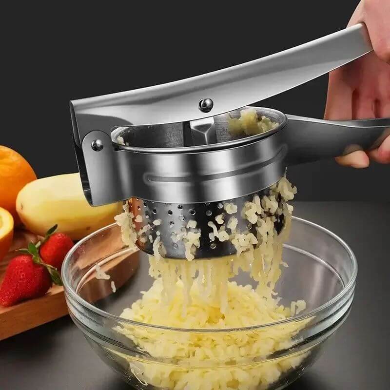 Espremedor de Batatas e Frutas em Aço Inox InnovaSqueeze