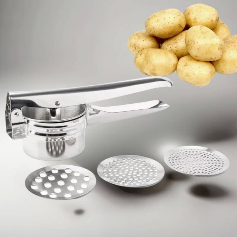 Espremedor de Batatas e Frutas em Aço Inox InnovaSqueeze