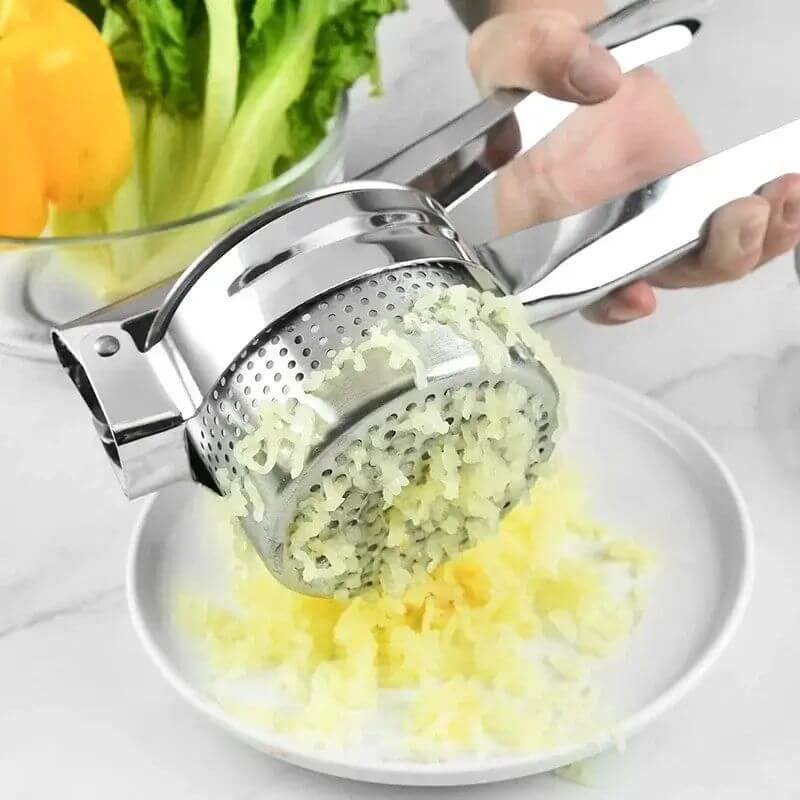 Espremedor de Batatas e Frutas em Aço Inox InnovaSqueeze
