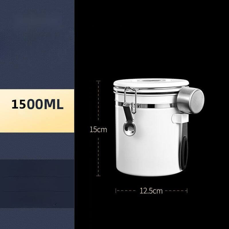 Pote para Café Hermético em Aço Inoxidável InnovaCoffee