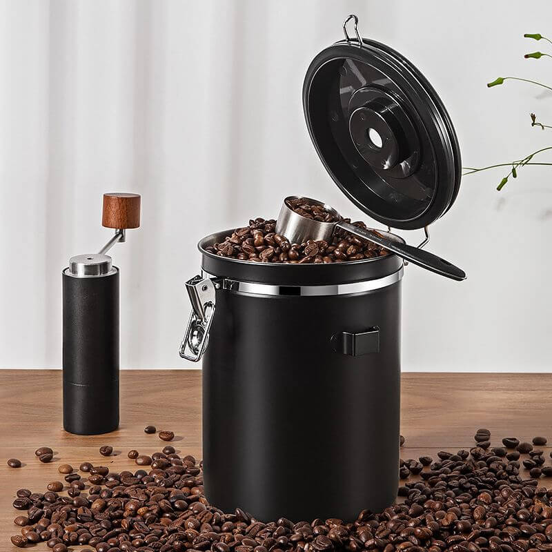 Pote para Café Hermético em Aço Inoxidável InnovaCoffee
