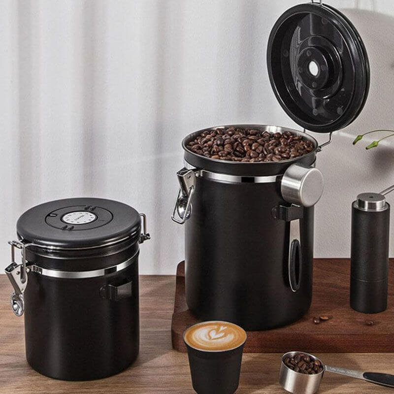 Pote para Café Hermético em Aço Inoxidável InnovaCoffee