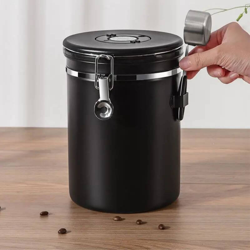 Pote para Café Hermético em Aço Inoxidável InnovaCoffee