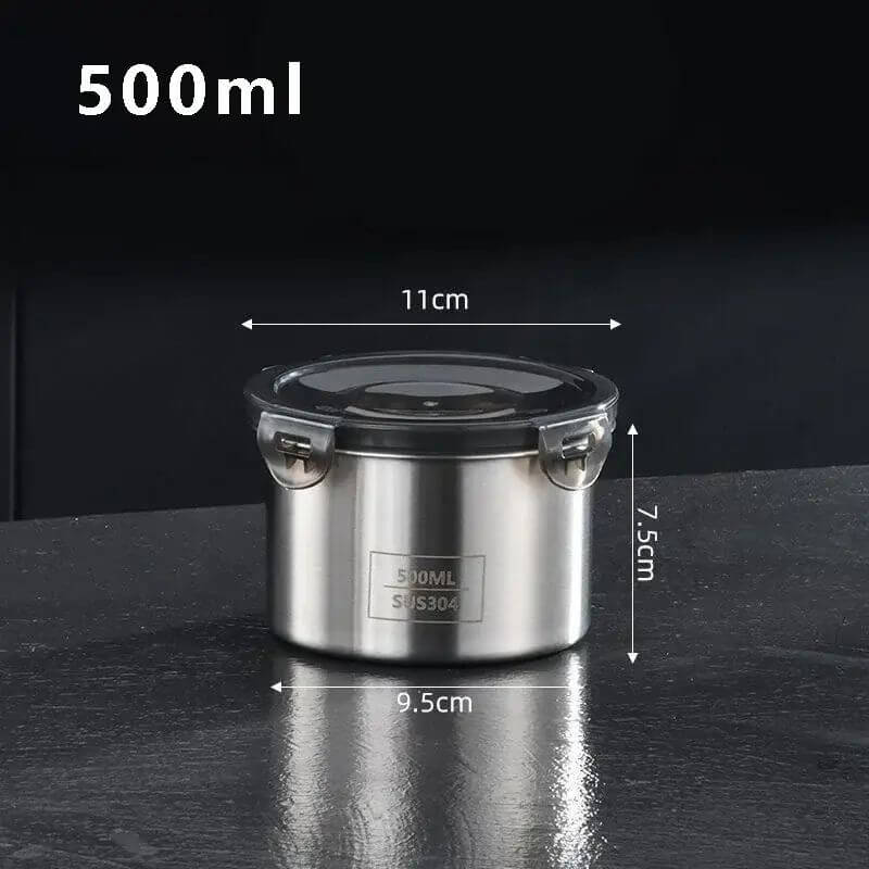 Pote Hermético de Aço Inoxidável para Alimentos InnovaSeal