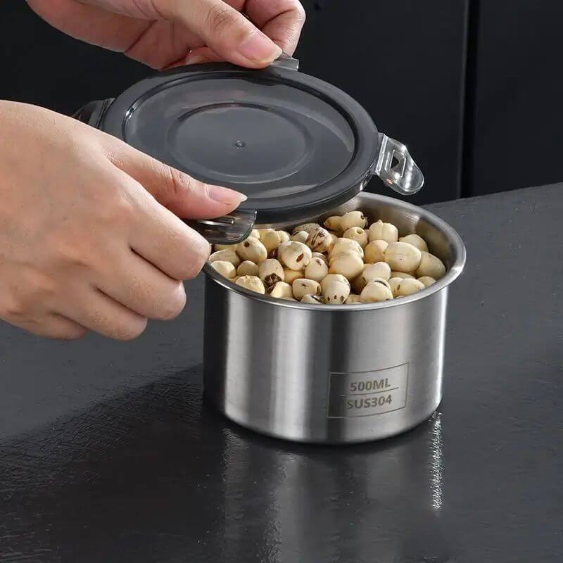Pote Hermético de Aço Inoxidável para Alimentos InnovaSeal