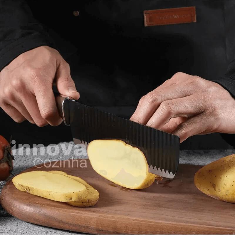 Jogo de Facas Pretas em Aço Inoxidável 6 Peças – Linha InnovaChef