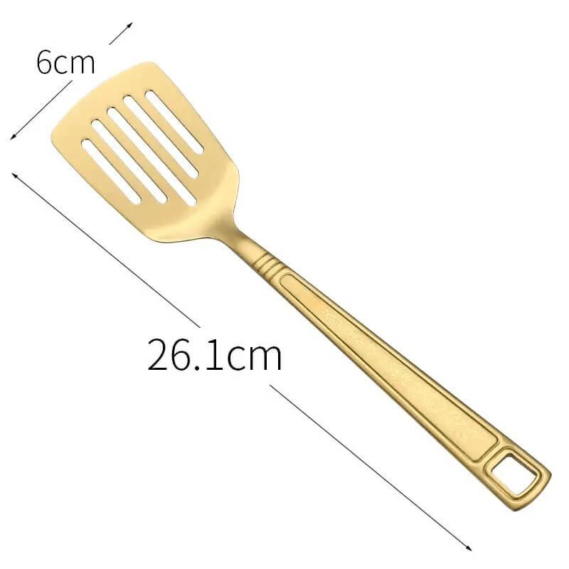 Talheres em Aço Inoxidável Dourado