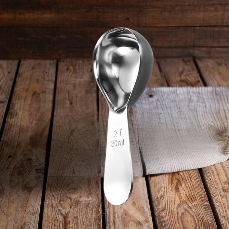 Colher Medidora de Café Premium em Aço Inoxidável