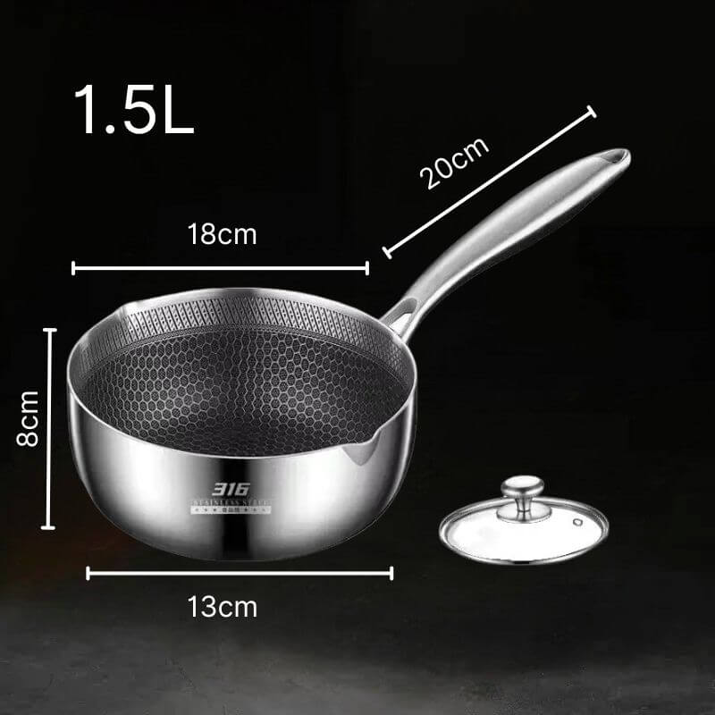 Panela Multifuncional em Aço Inoxidável