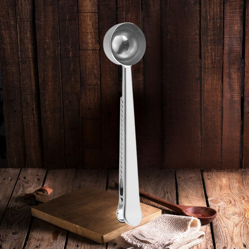 Colher Medidora Multiuso em Aço Inoxidável InnovaDose - Medida Exata, Sabor Perfeito e Praticidade!