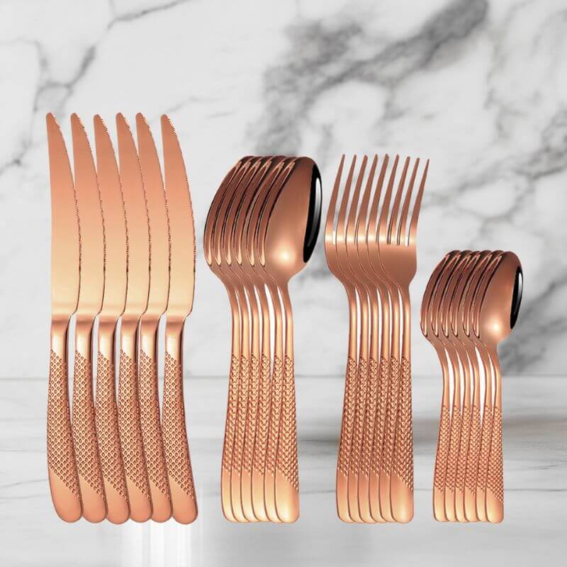 Conjunto de Talheres Inox Premium 24 Peças