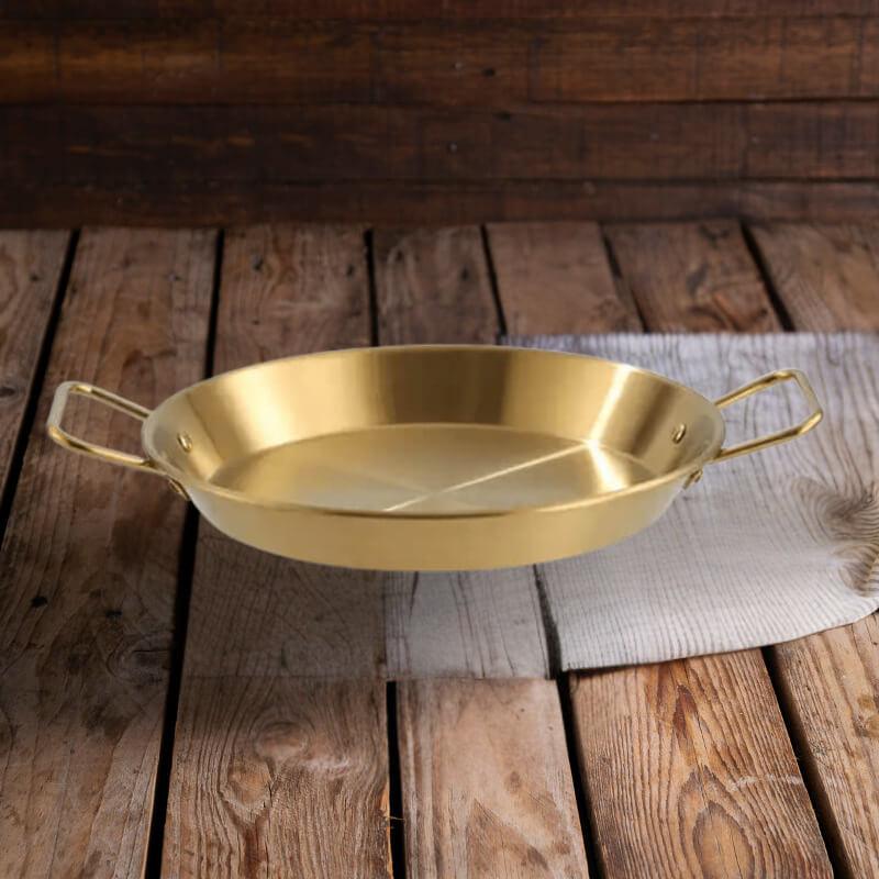 Frigideira em Inox com Alça Dupla