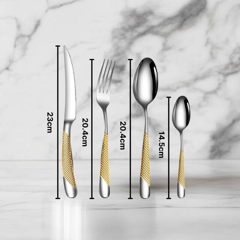 Conjunto de Talheres Inox Premium 24 Peças