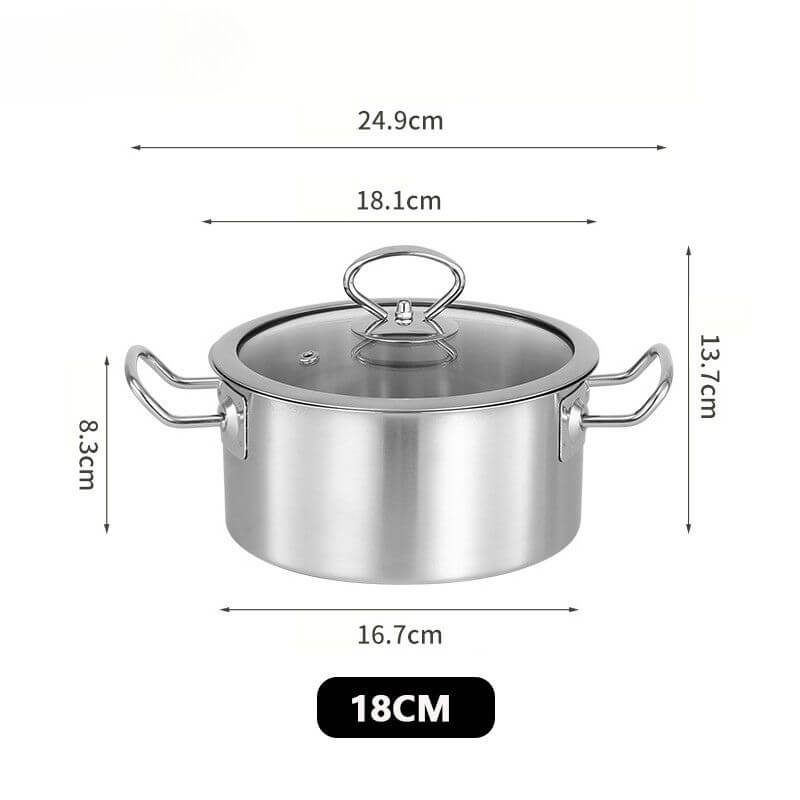 Mini Panela Multiuso em Aço Inoxidável InnovaCozinha