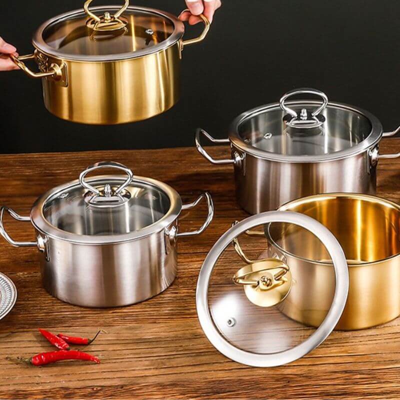 Mini Panela Multiuso em Aço Inoxidável InnovaCozinha