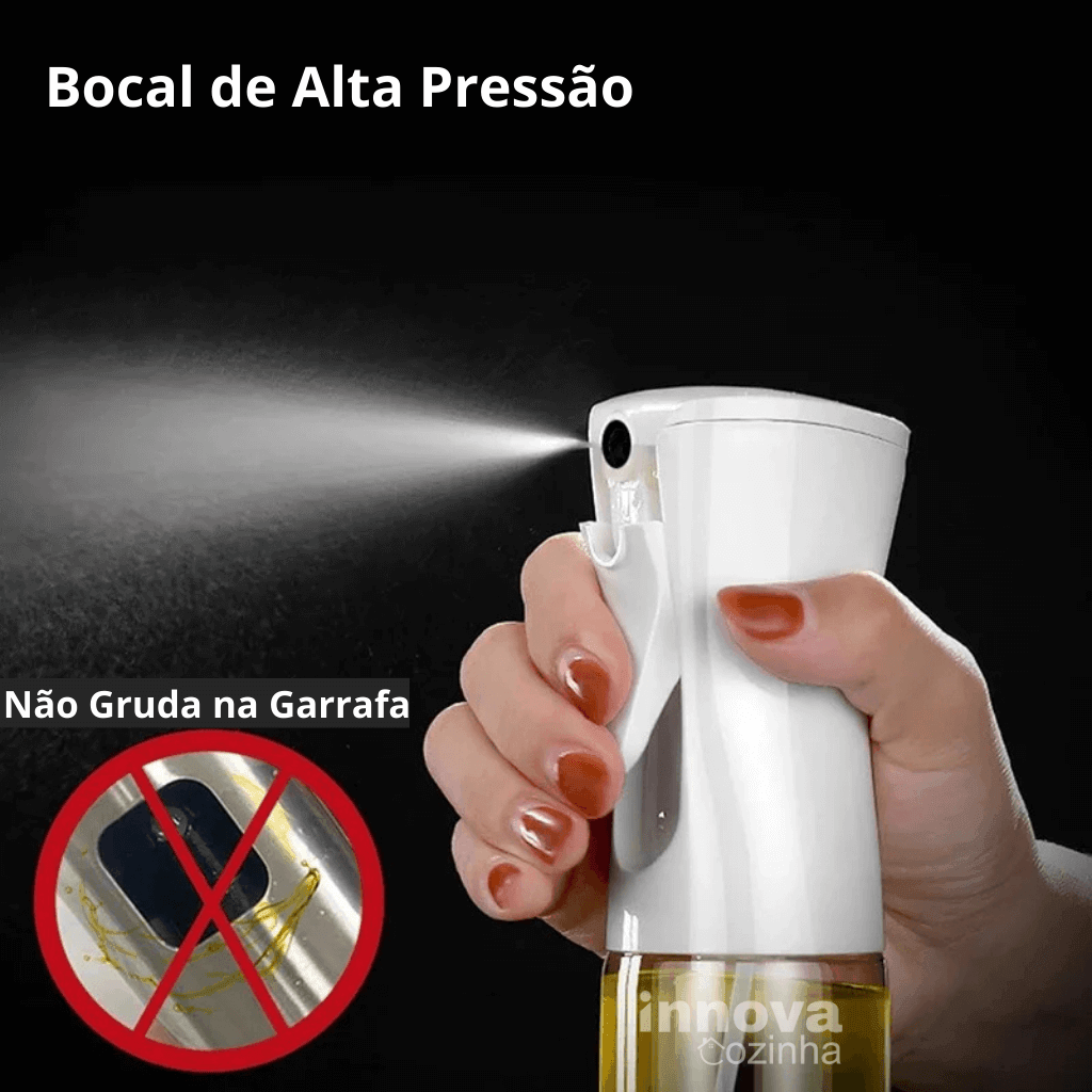 Spray Borrifador SmartKitchen Innova | Azeite, Vinagre Culinário | Pulverizador em Acrílico - InnovaCozinha