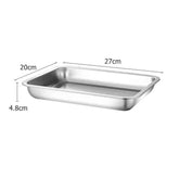 Forma Bandeja em Aço Inoxidável