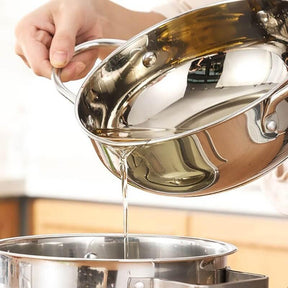 Panela Termométrica em Aço Inoxidável Para Frituras InnovaTempFry