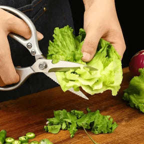 Tesoura de Cozinha Multiuso em Aço Inoxidável