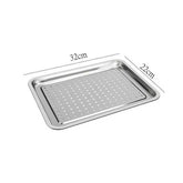 Bandeja Perfurada em Aço Inoxidável Premium PerfoTray - Nada de Odores ou Umidade Acumulada!