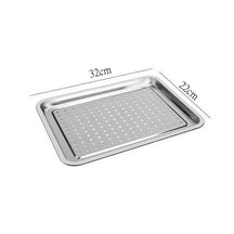 Bandeja Perfurada em Aço Inoxidável Premium PerfoTray - Nada de Odores ou Umidade Acumulada!