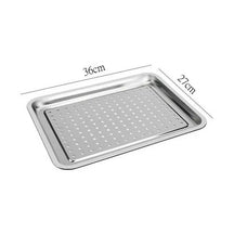 Bandeja Perfurada em Aço Inoxidável Premium PerfoTray - Nada de Odores ou Umidade Acumulada!